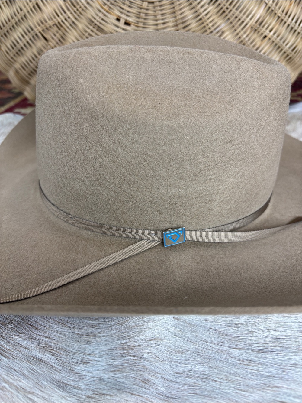 Resistol Cody Johnson 9th round stone cowboy hat 7 1/4 - Picture 2 of 6